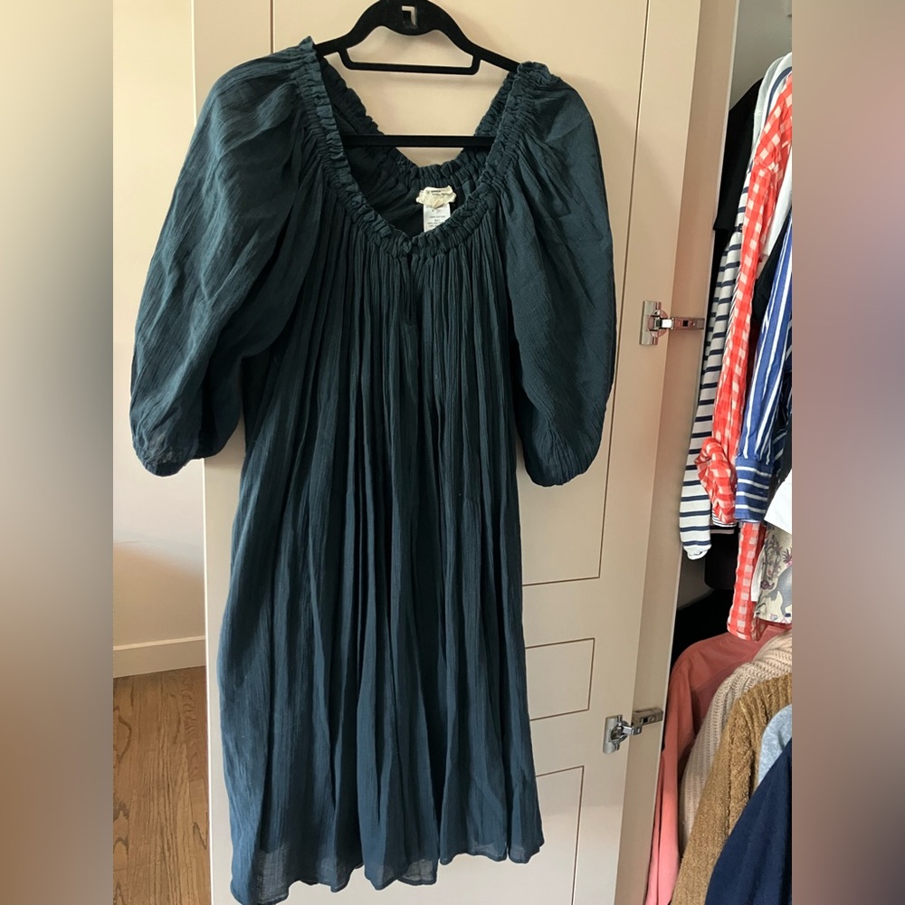 Isabel Marant Black Peasant Dress